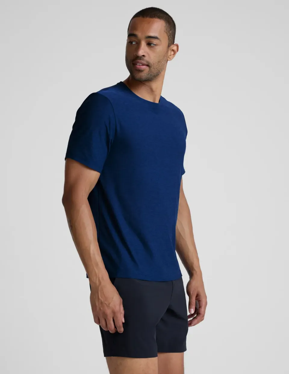 Beyond Yoga Always Beyond Men's Crew Tee 2.0 t-shirt Marina Heather mjuk