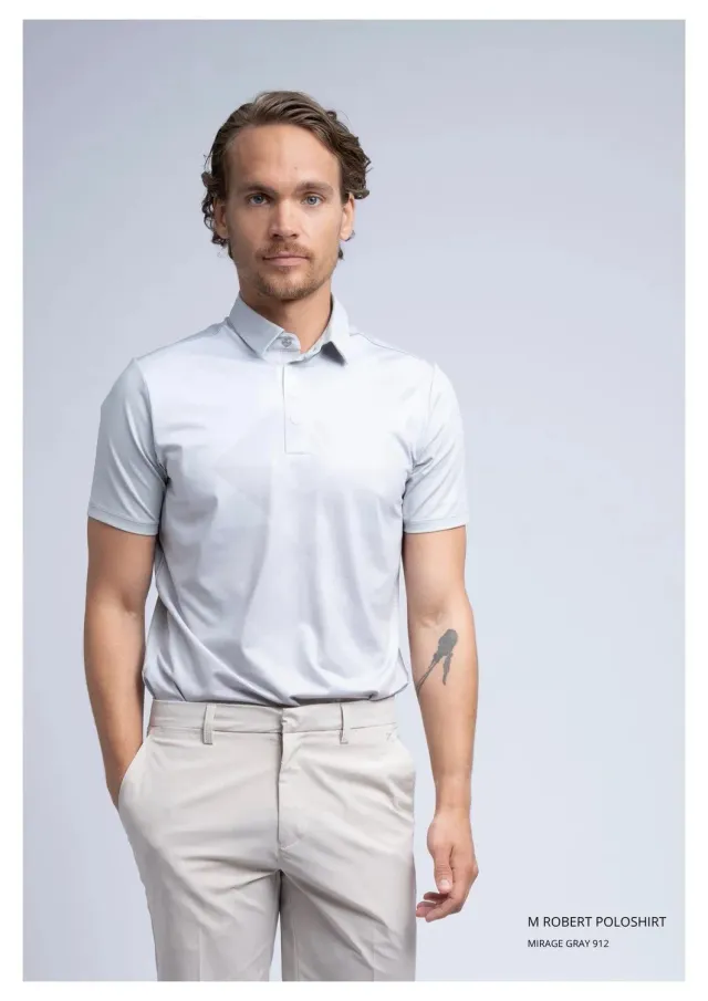 Cross Sportswear Robert piké herr mirage gray golf