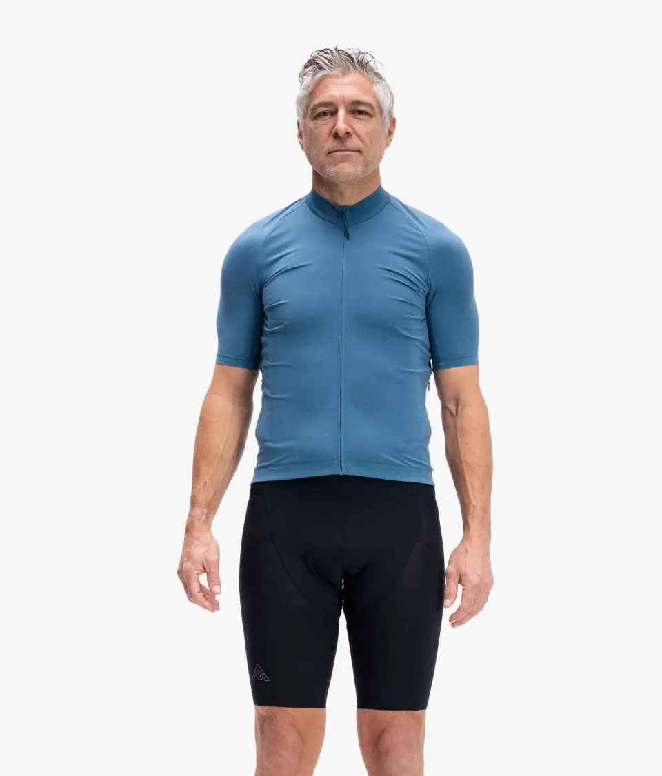 7mesh Atlas Short Sleeve cykeltröja Lake Blue herr
