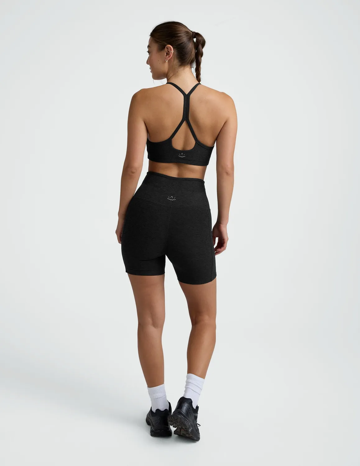 Beyond Yoga Spacedye Keep Pace 5" shorts fickor svart