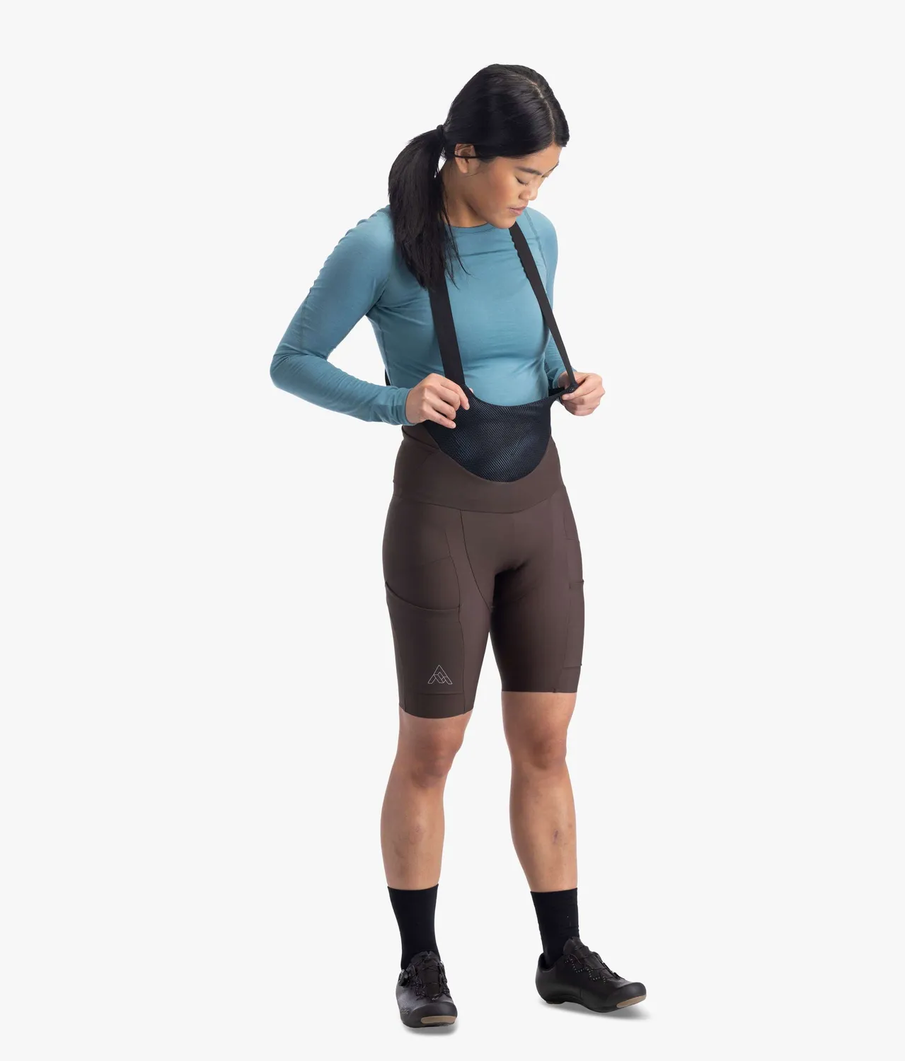 7MESH WK3 Cargo cykelbyxor dam svart vadderad