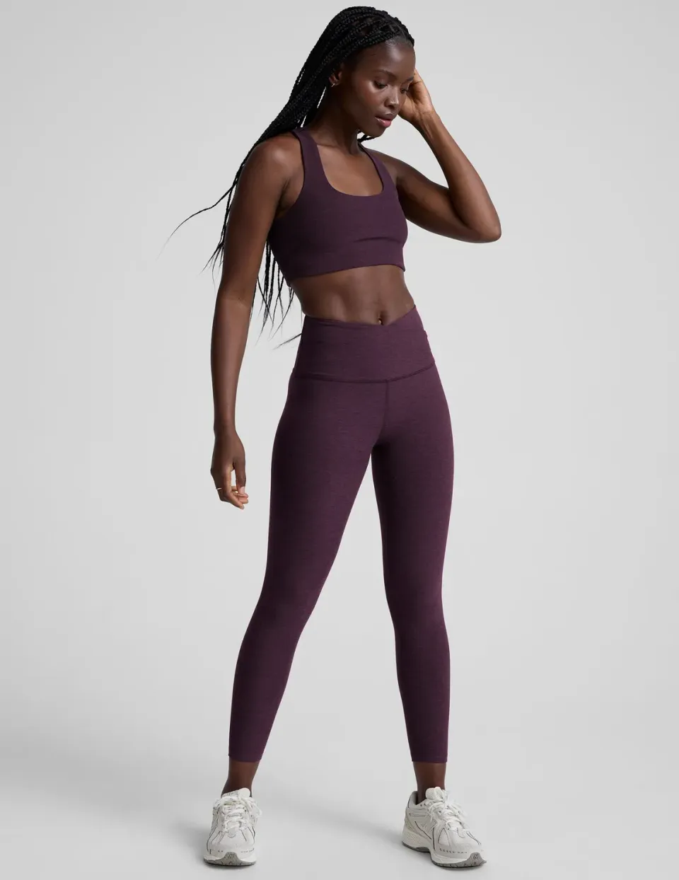 Beyond Yoga Spacedye At Your Leisure High Waisted Midi Legging leggings lila