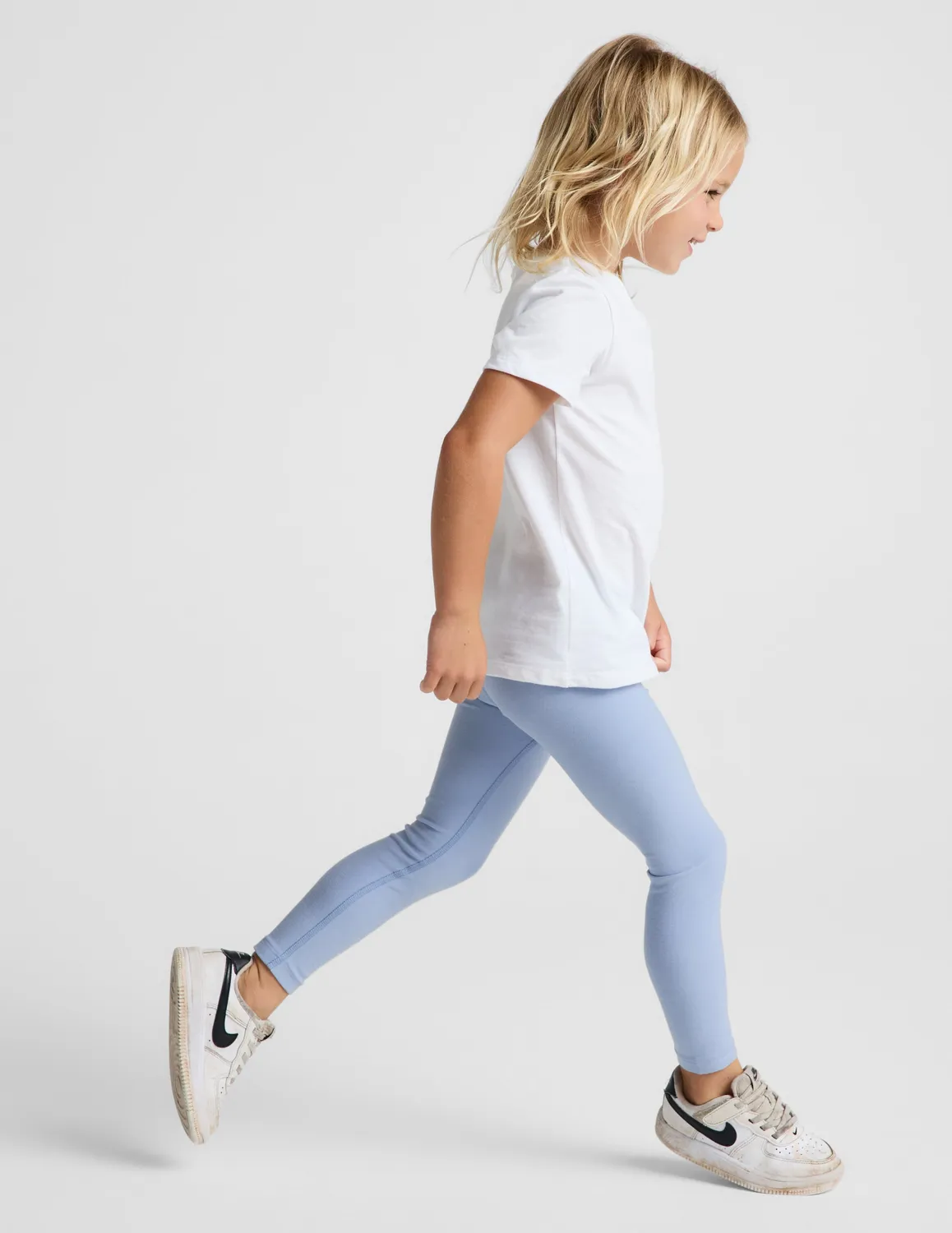 Beyond Yoga Spacedye Toddler Legging barntights ljusblå mjuk