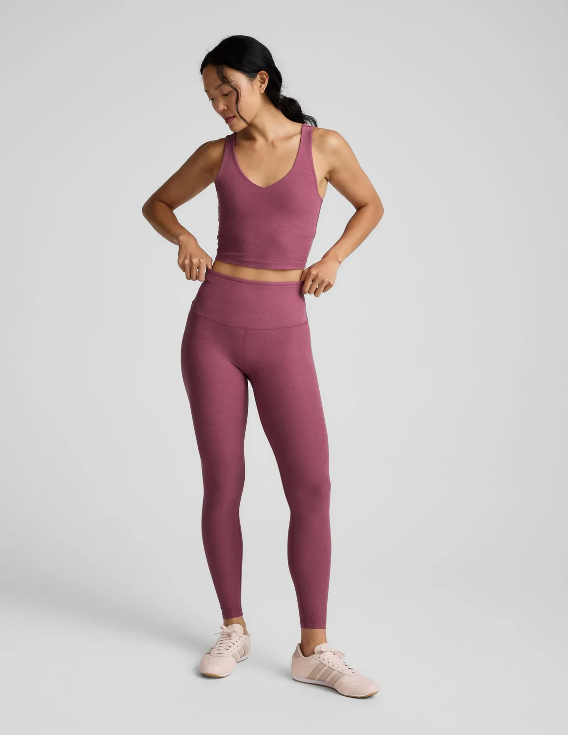 Beyond Yoga Spacedye Good Day Cropped Tank croptopp Smooth Mauve