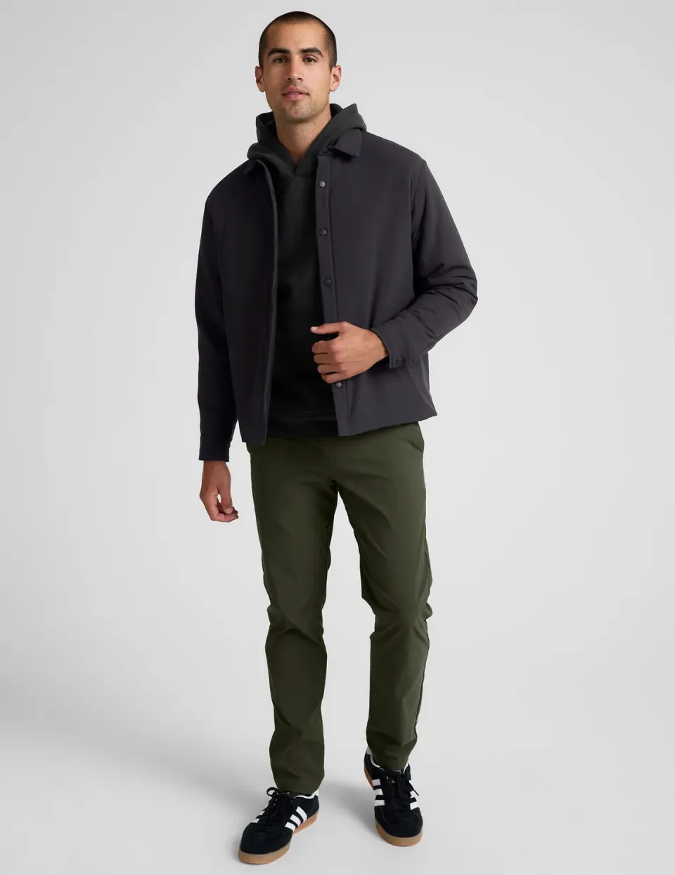 Beyond Yoga Element Men's Chino Trouser 32" chinos forest moss regular