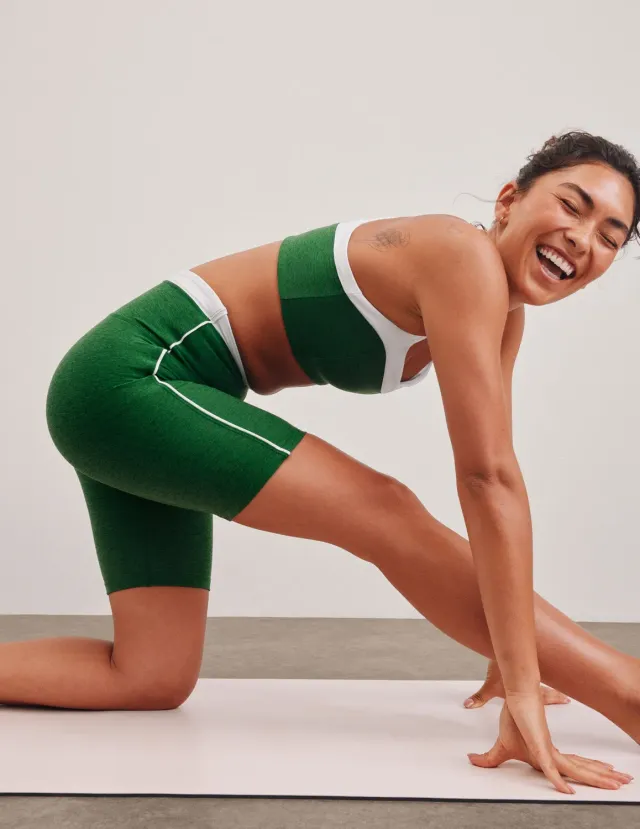 Beyond Yoga Spacedye Trophy 7 Short shorts Summer Thyme 7 tum