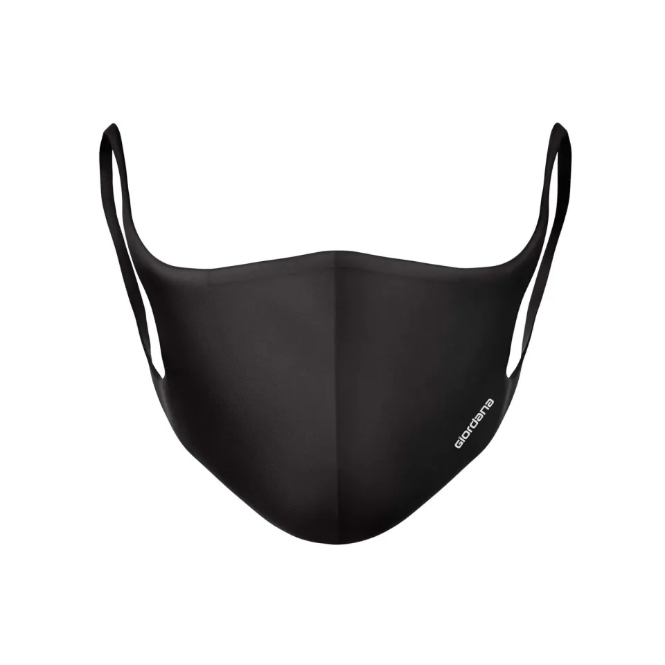 Giordana Solid ansiktsmask svart tvättbar
