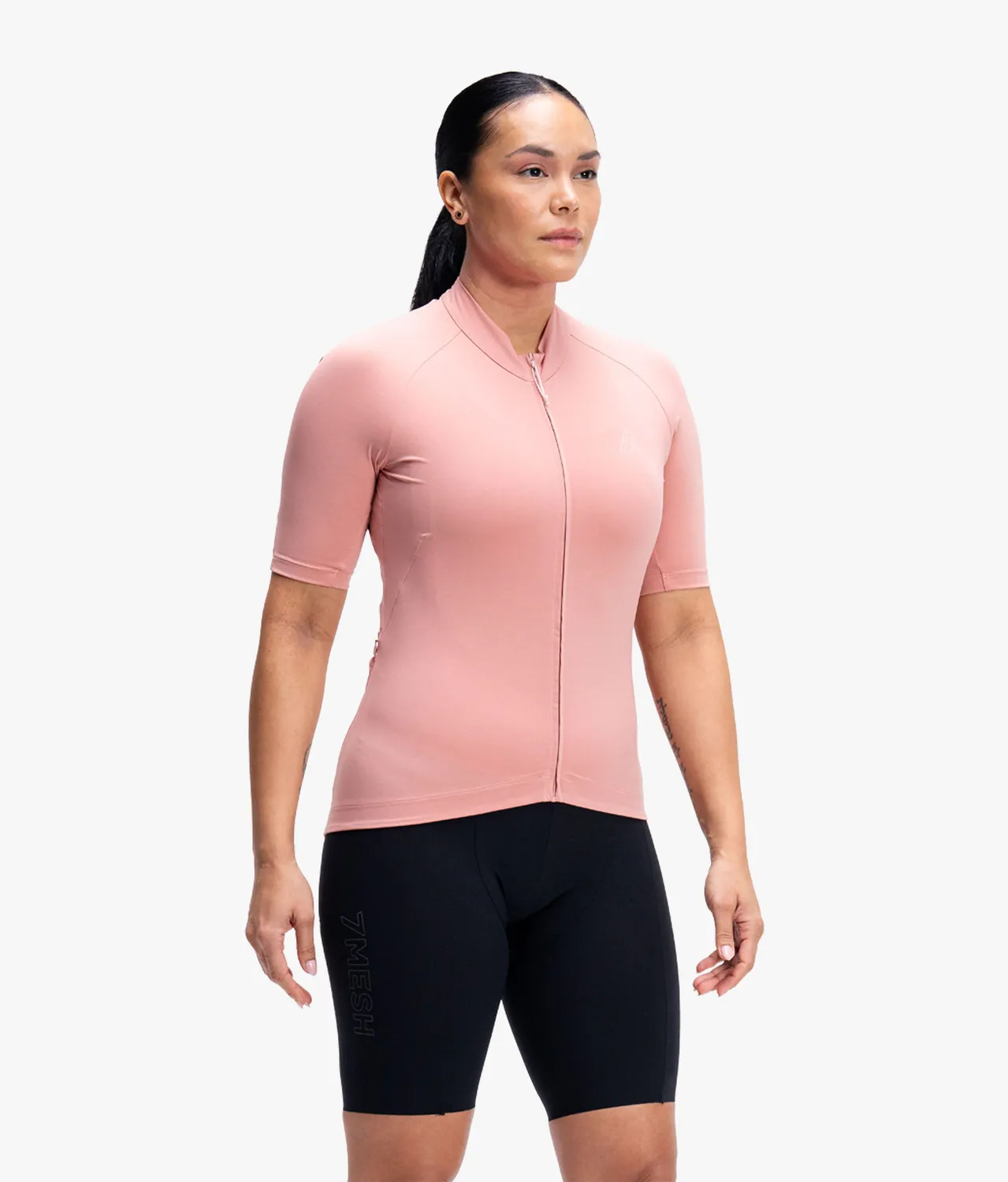 7MESH Atlas Short Sleeve Jersey cykeltröja Pink Salt