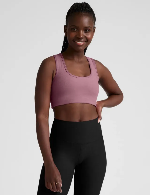 Beyond Yoga Spacedye Simplicity Bra sport-bh Ballet Pink