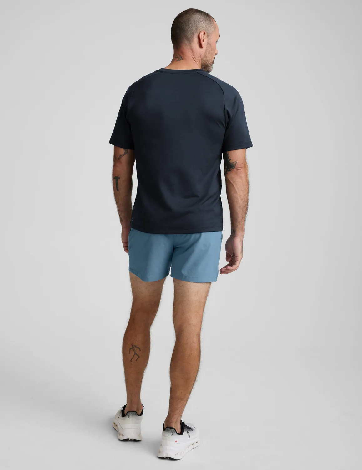 Beyond Yoga Pivotal 2.0 lined shorts 5 tum Harbor Blue