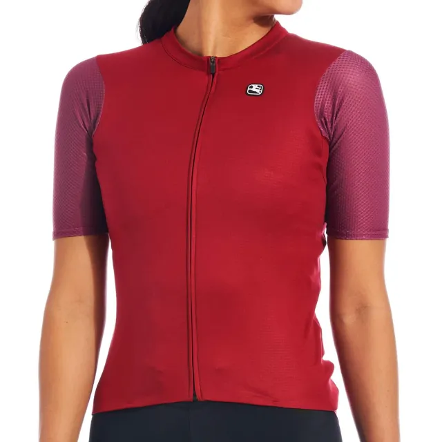 Giordana SilverLine Jersey cykeltröja granatröd dam