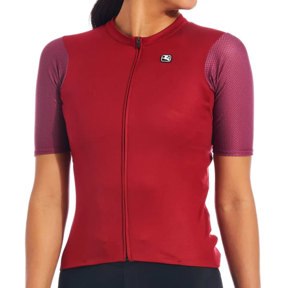 Giordana SilverLine Jersey cykeltröja granatröd dam
