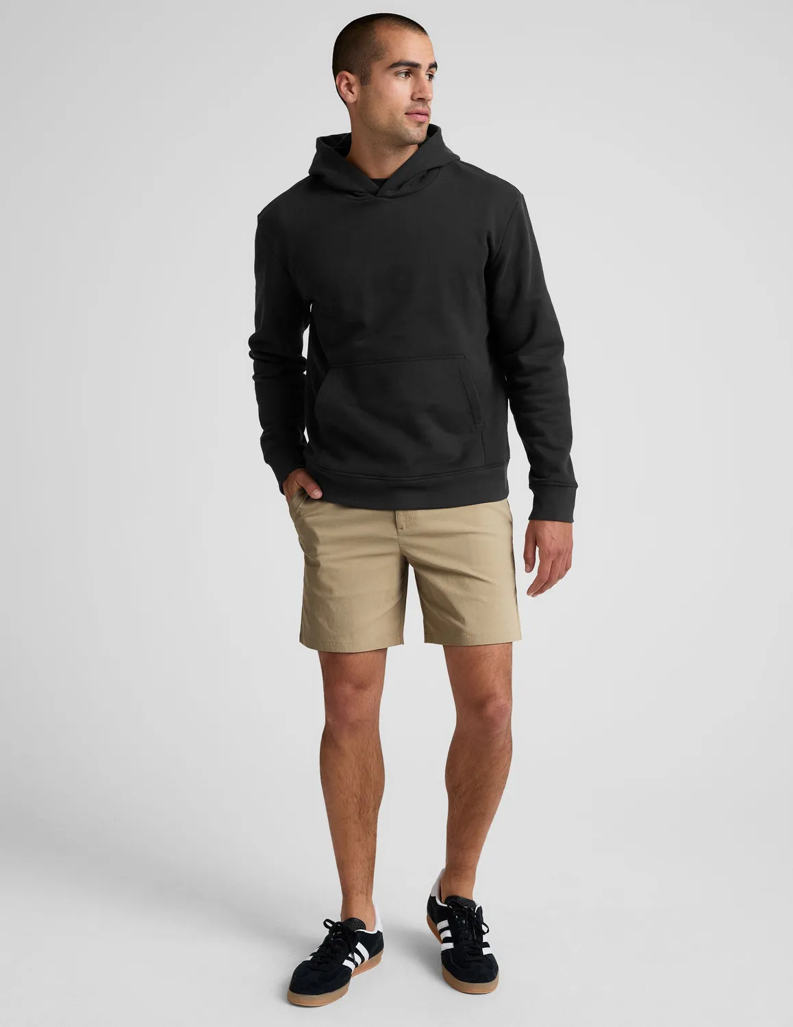 Beyond Yoga Element Chino Short 7" shorts herr Tan bomull