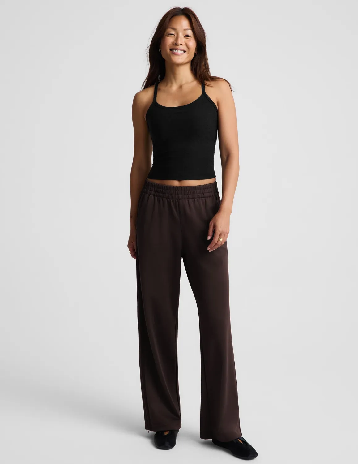 Beyond Yoga Spacedye Slim Racerback Midway linne Darkest Night