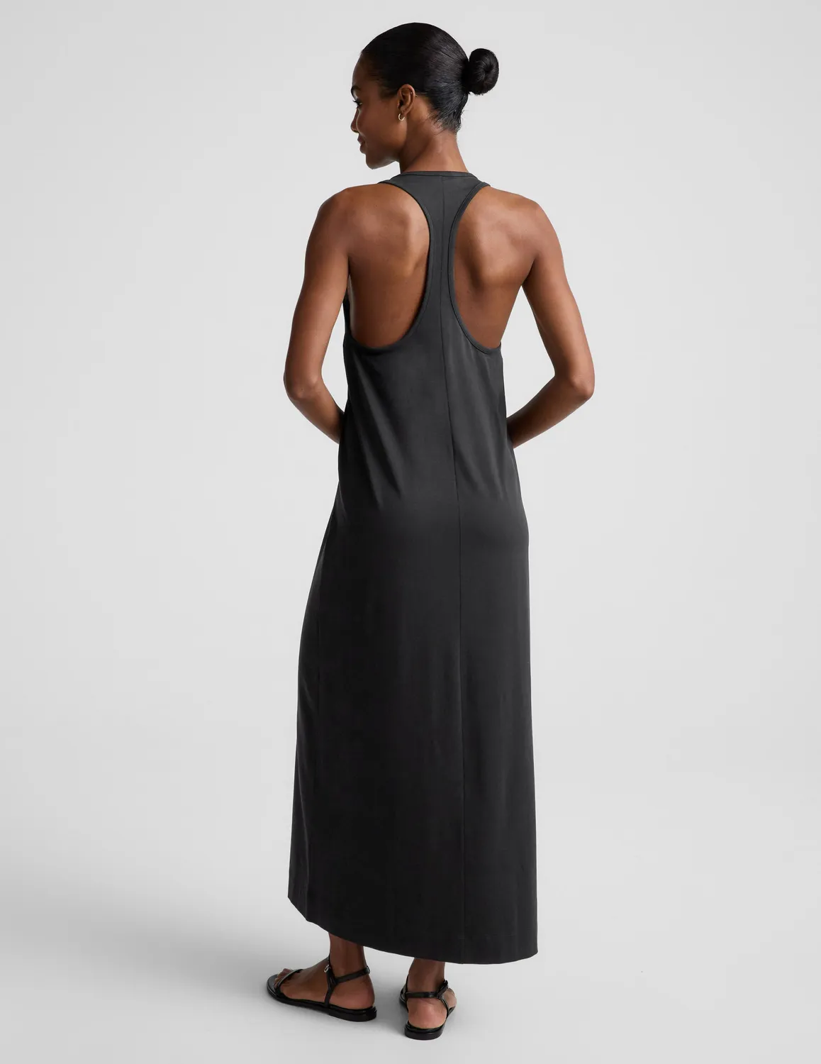Beyond Yoga A Cut Above Racerback Maxi Dress svart
