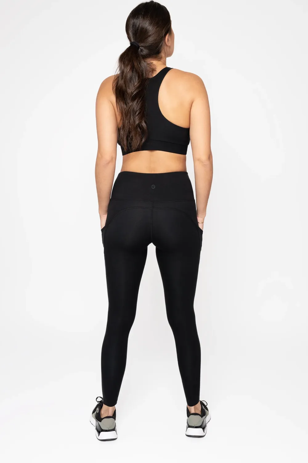 Tripulse Fitness Pro Tencel träningstights svart sidfickor