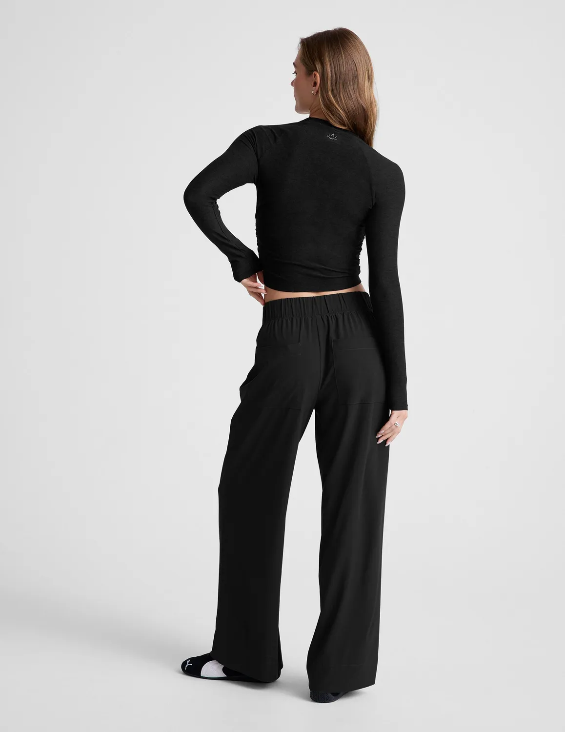 Beyond Yoga Featherweight Your Fit Långärmad Träningströja svart