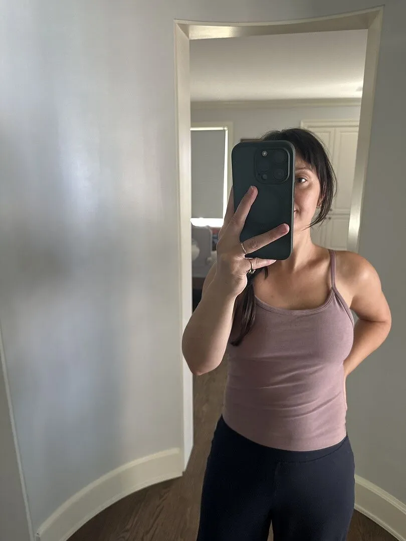 Beyond Yoga Spacedye Forever Tank linne Cloud White tight