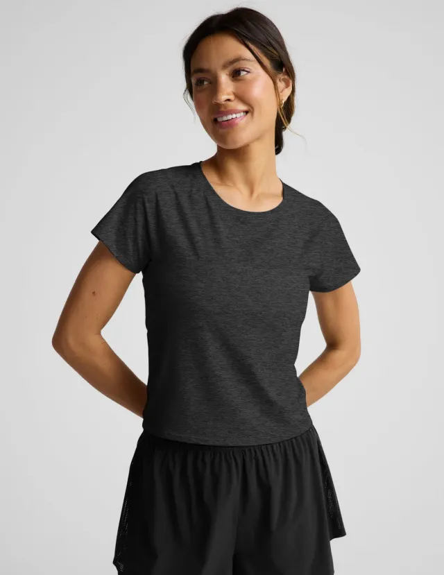Beyond Yoga Breezeweight Active Short Sleeve Tee t-shirt Black luftig