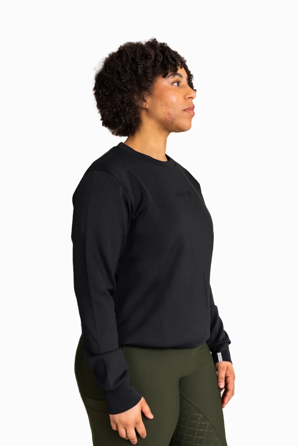 ZacZess PLUS Falsterbo Sweatshirt Black sweatshirt XL plusstorlek