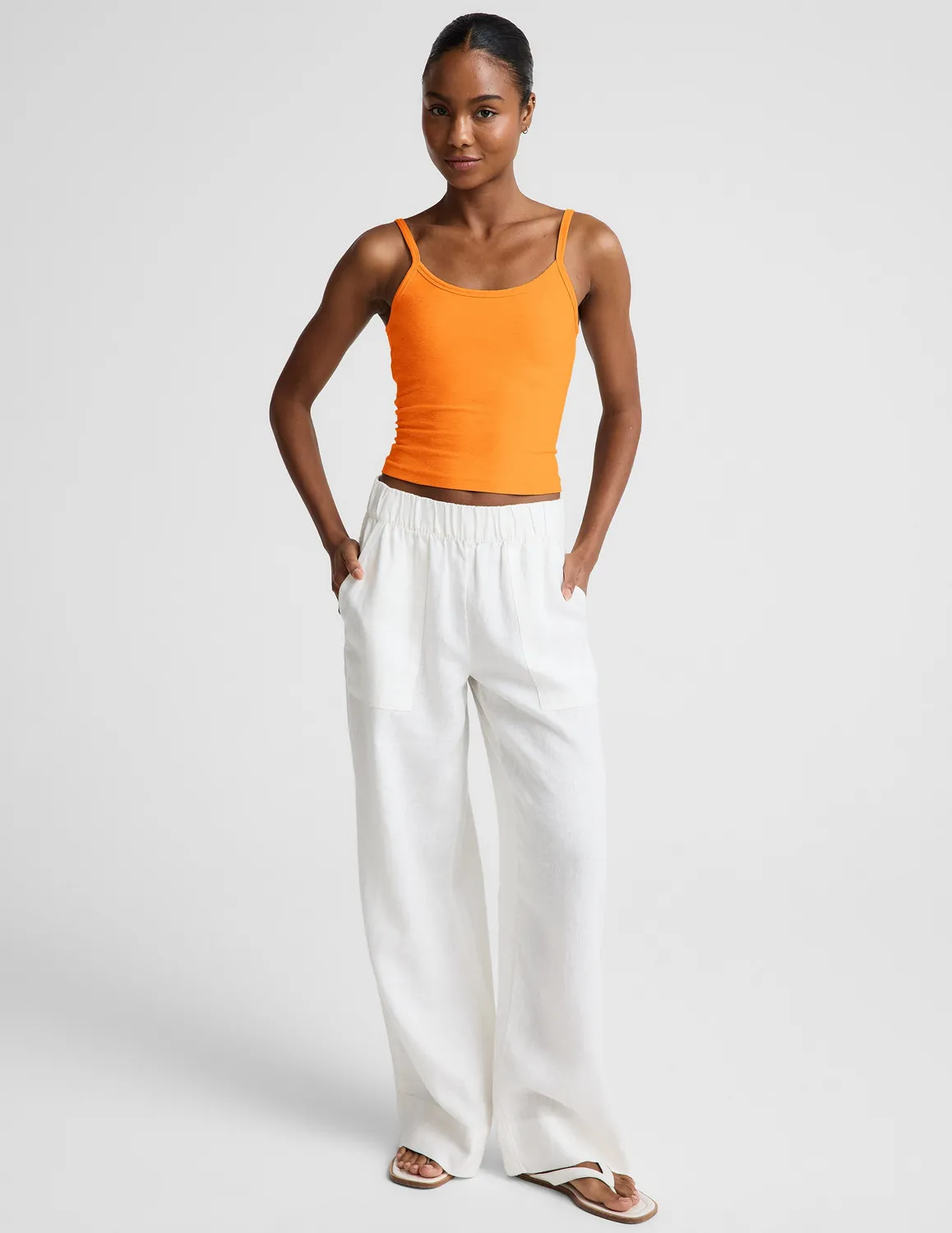 Beyond Yoga Spacedye Forever Tank linne Citrus justerbar