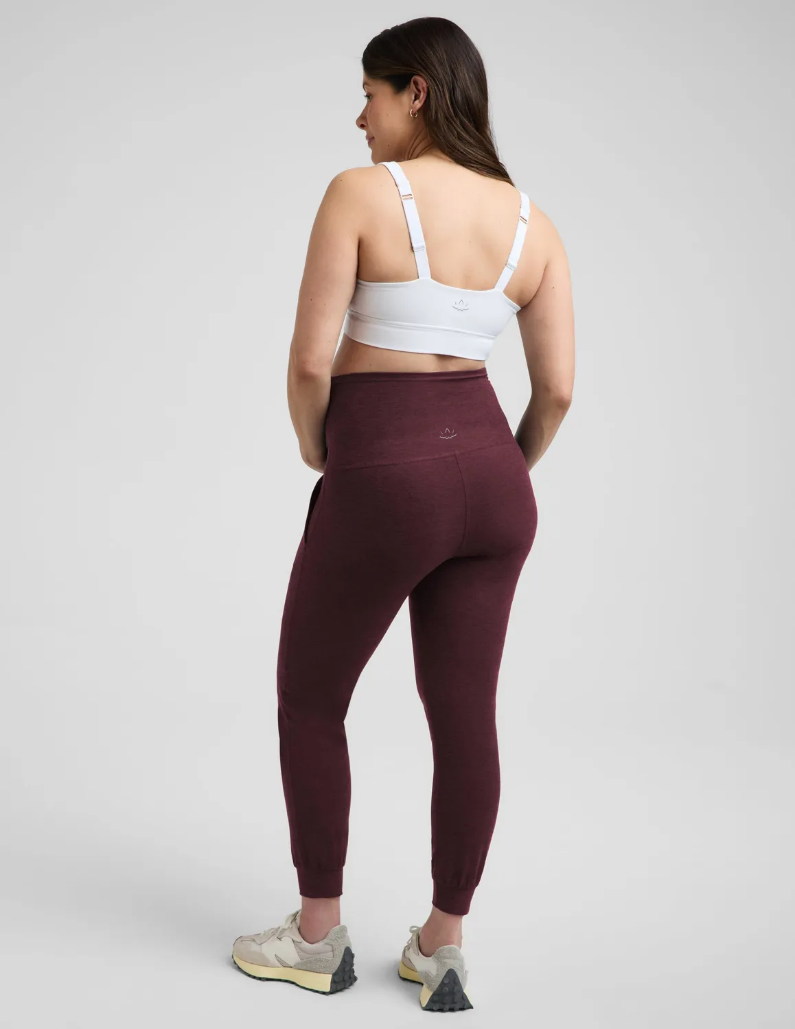 Beyond Yoga Spacedye Beyond the Bump gravidjogger Cabernet Heather