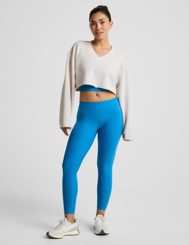 Beyond Yoga Spacedye Mid-Rise Legging tights Malibu Lagoon Heather