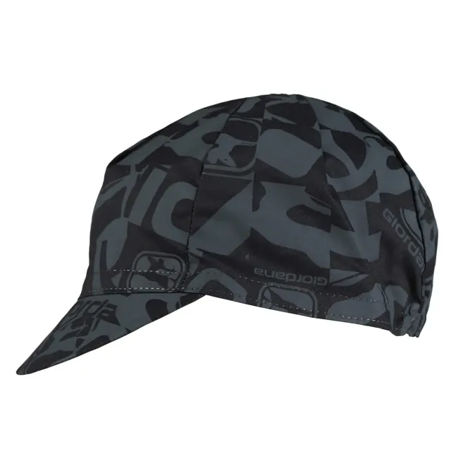 Giordana Camo cykelkeps bomull svart klassisk