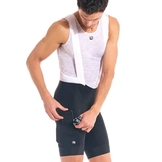 Giordana Vero Pro Cargo bibshorts svart fickor