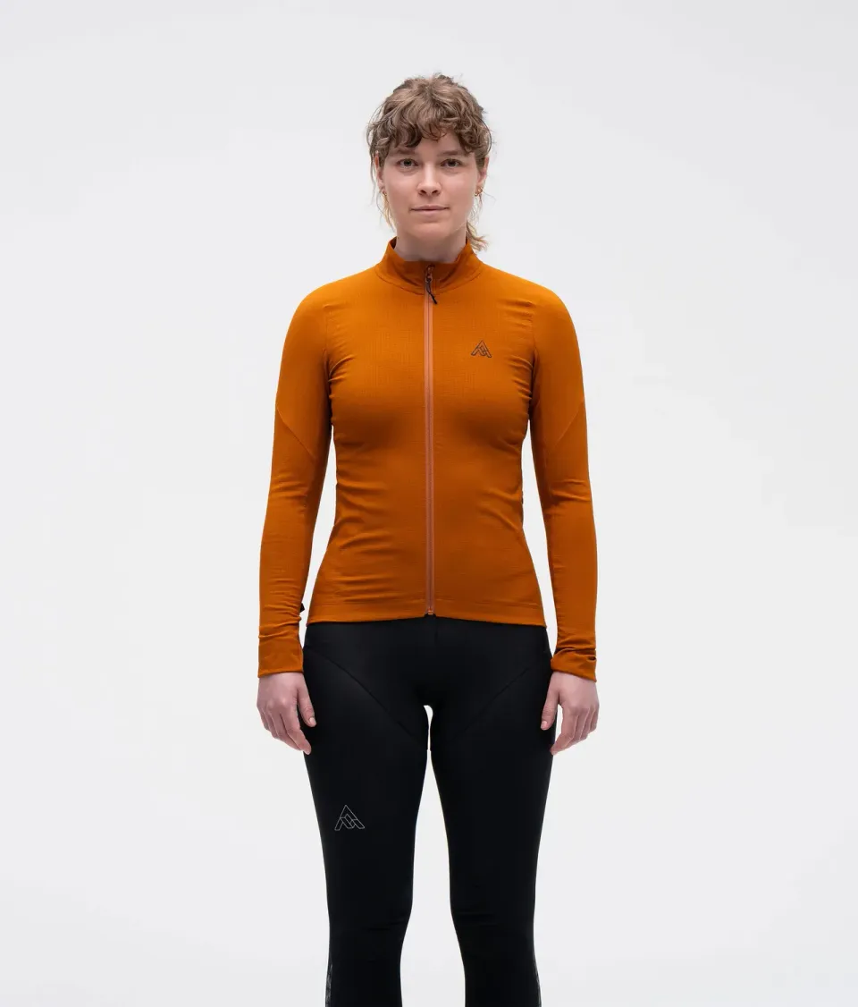 7MESH Tantalus långärmad cykeltröja dam Carmel termisk