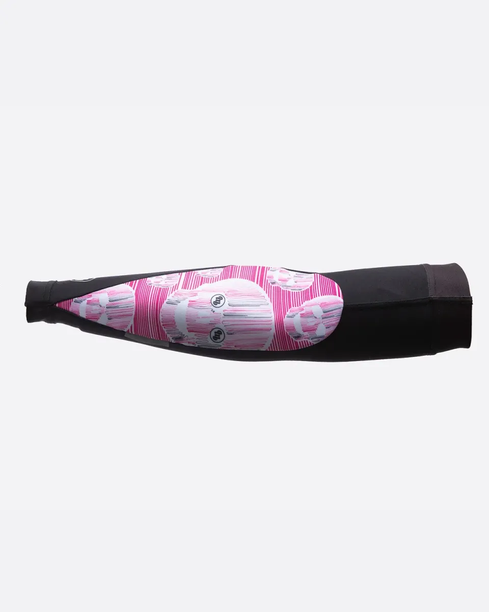 MB Wear Arm Warmer Pink Skull armvärmare termisk