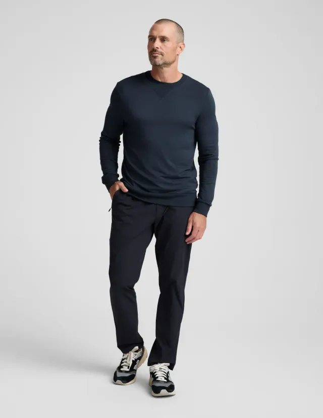 Beyond Yoga All Terrain Men's Pant träningsbyxor marinblå fickor