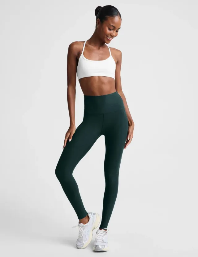 Beyond Yoga Spacedye Vitalize Full Length leggings dark ivy heather hög midja