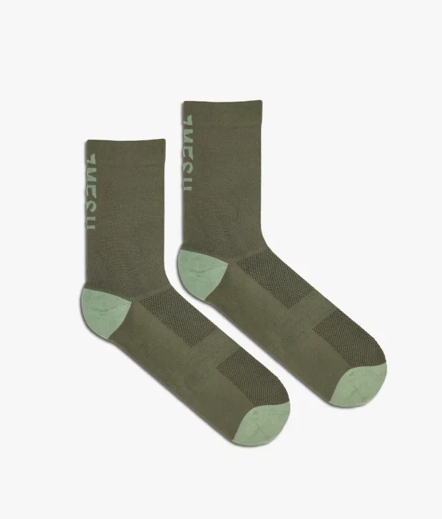 7MESH Word Sock strumpor Dark Shadow luktmotverkande