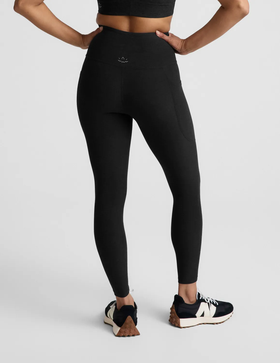 Beyond Yoga Spacedye Go Pocket Midi Legging tights Darkest Night ficka