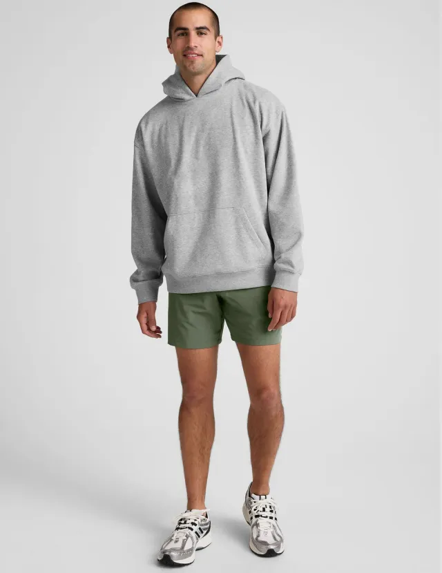 Beyond Yoga Pivotal 2.0 Men's Short 7" träningsshorts Olive Tint ofodrad