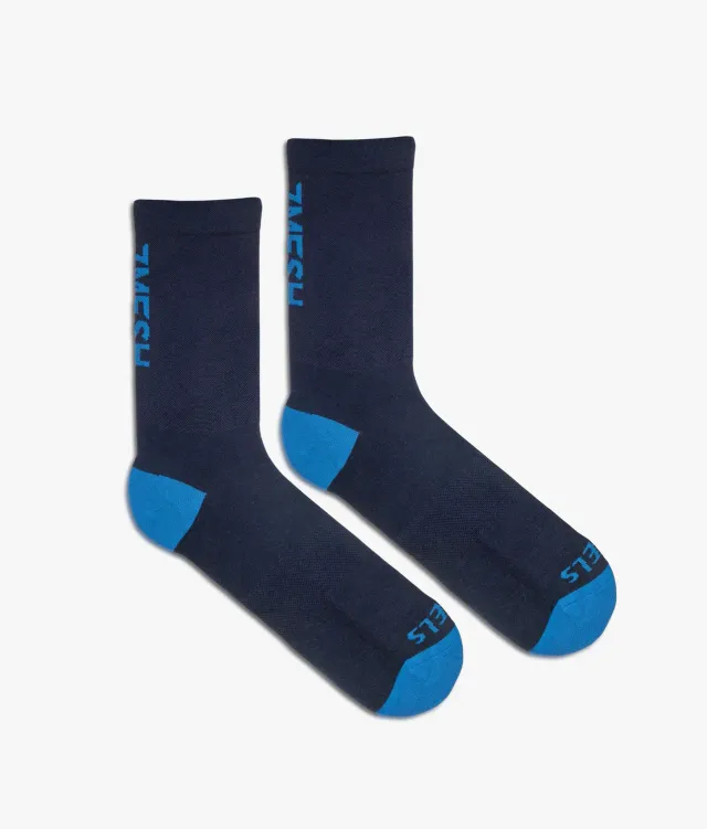 7mesh Ashlu Merino strumpor Classic Navy 7 tum