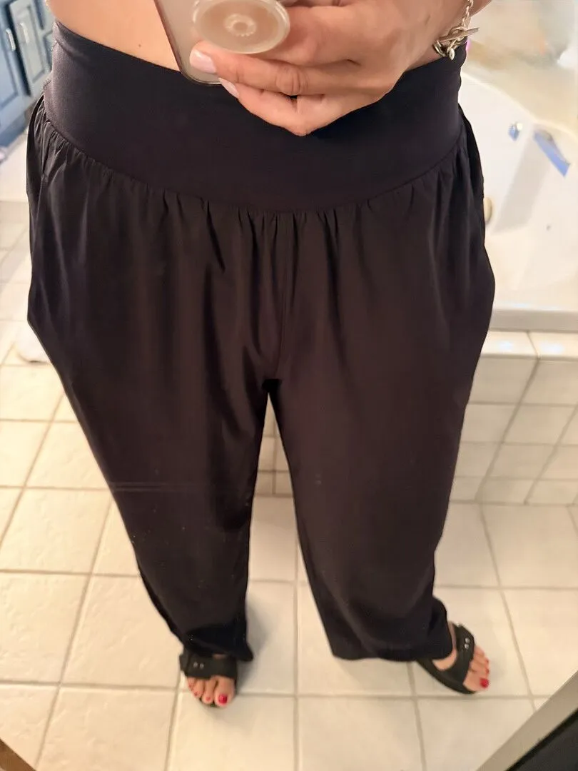 Beyond Yoga glowzone Hybrid Straight Leg träningsbyxor Cocoa Plum