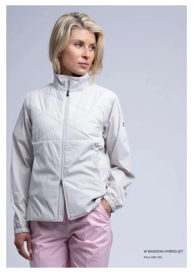 Cross Sportswear Bandon Hybrid jacka ljusgrå dam hybrid