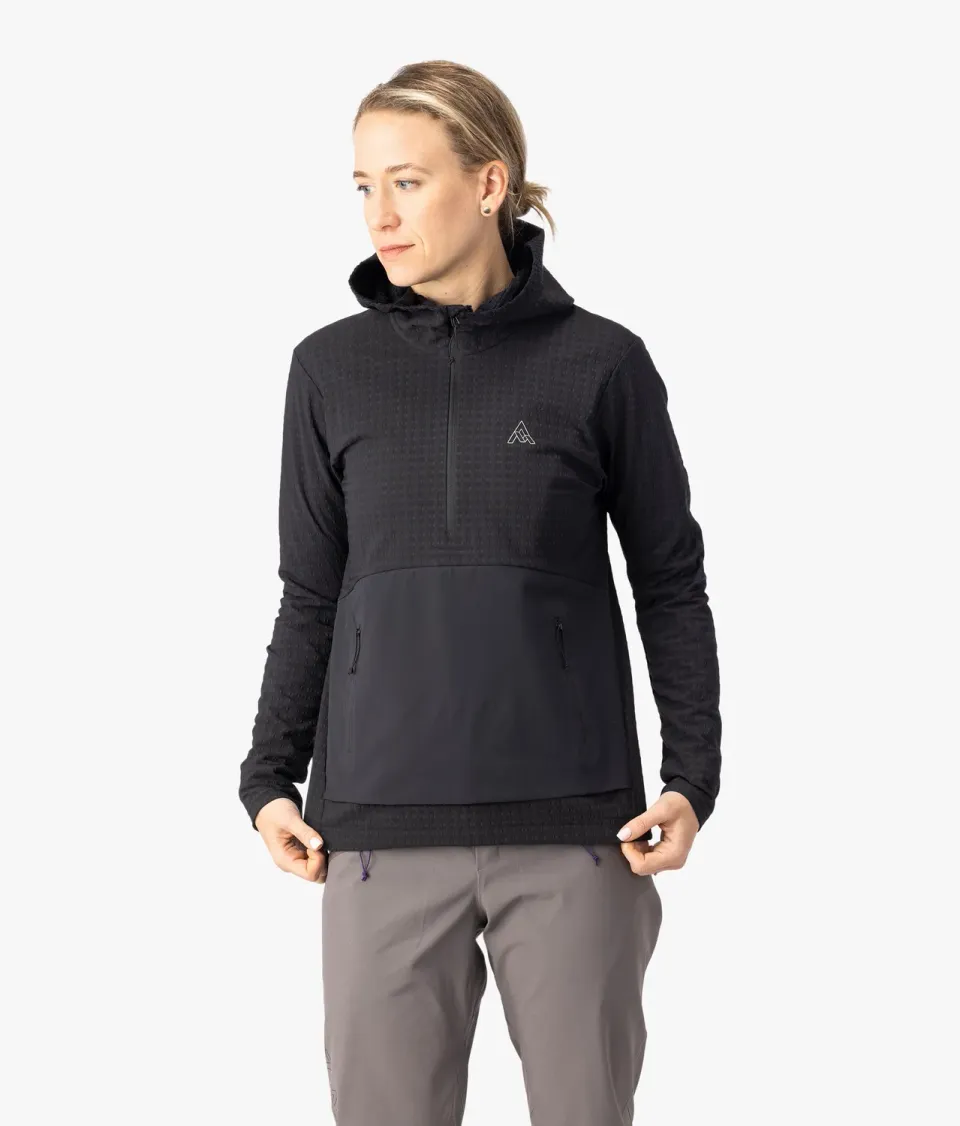 7MESH Chilco anorak dam Black isolerande