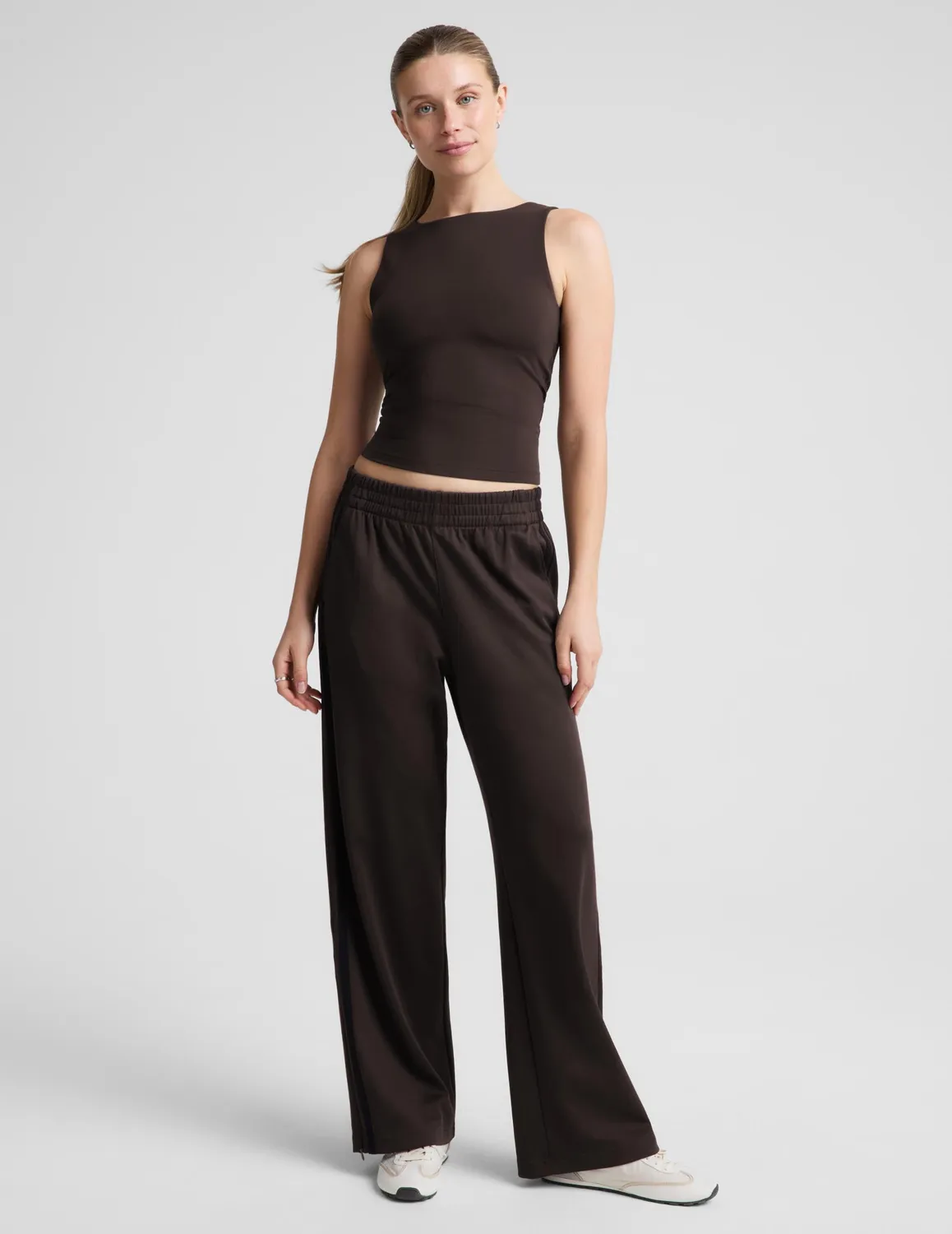Beyond Yoga That Tracks Pant 31" träningsbyxor Dark Chocolate
