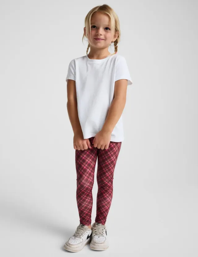 Beyond Yoga SoftMark Toddler Leggings Autumn Argyle mjuk
