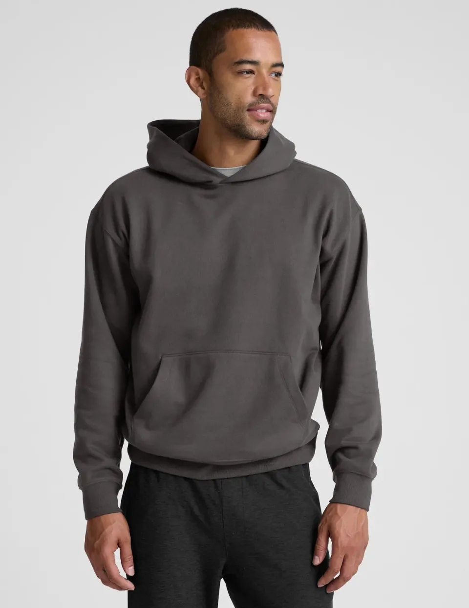 Beyond Yoga LuxeFleece Classic hoodie black ash lös