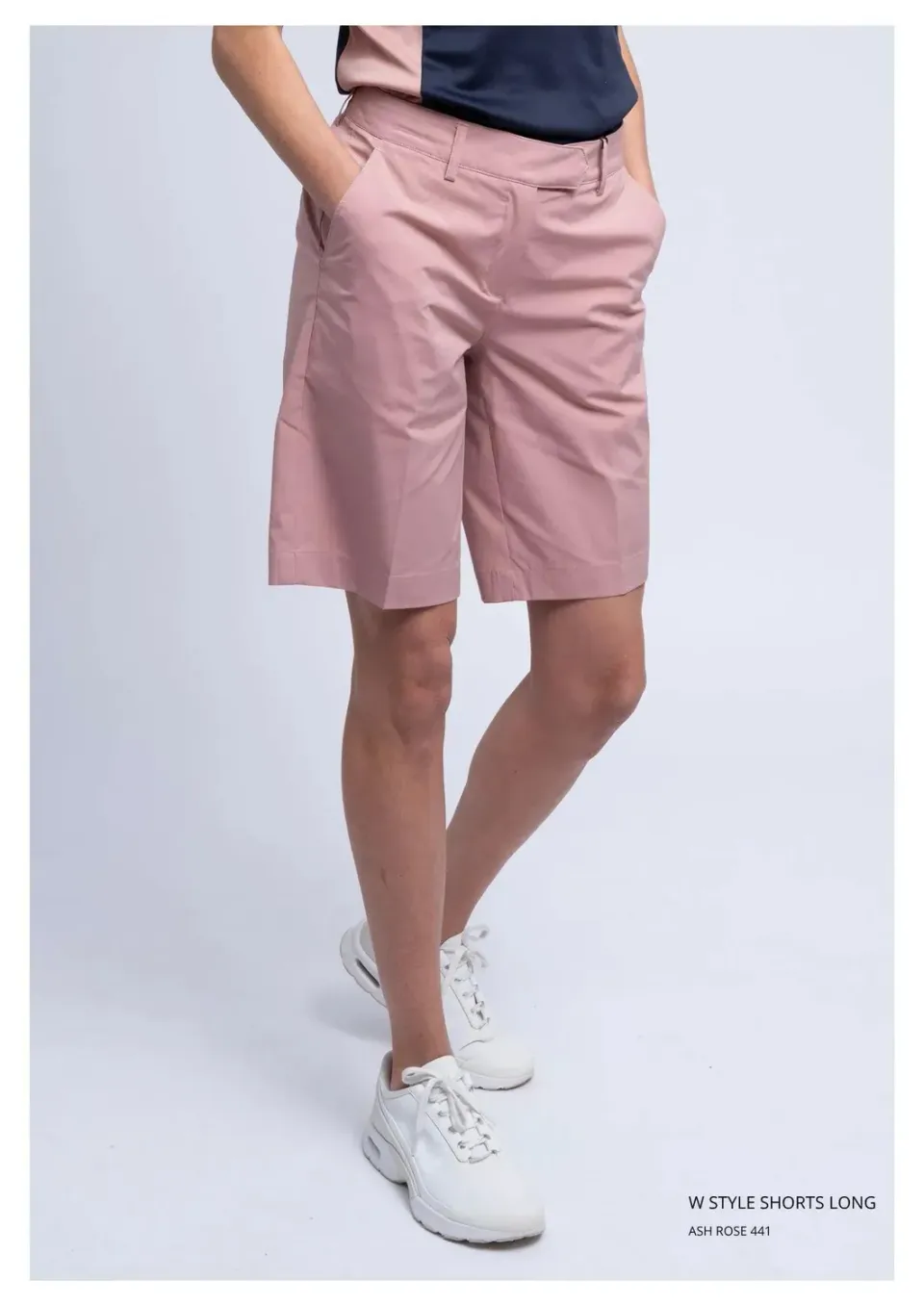 Cross Sportswear Style golfshorts dam ash rose long