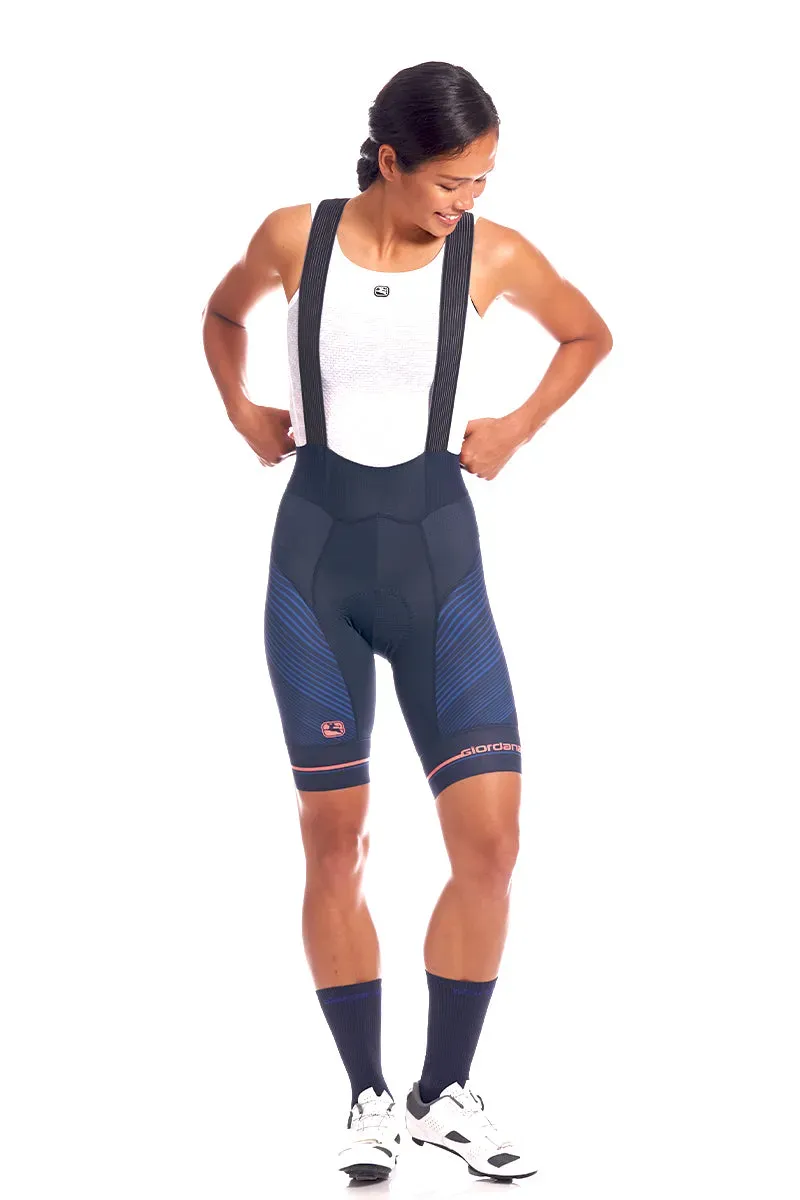 Giordana Moda FR-C Pro bib shorts dam navy coral kompression