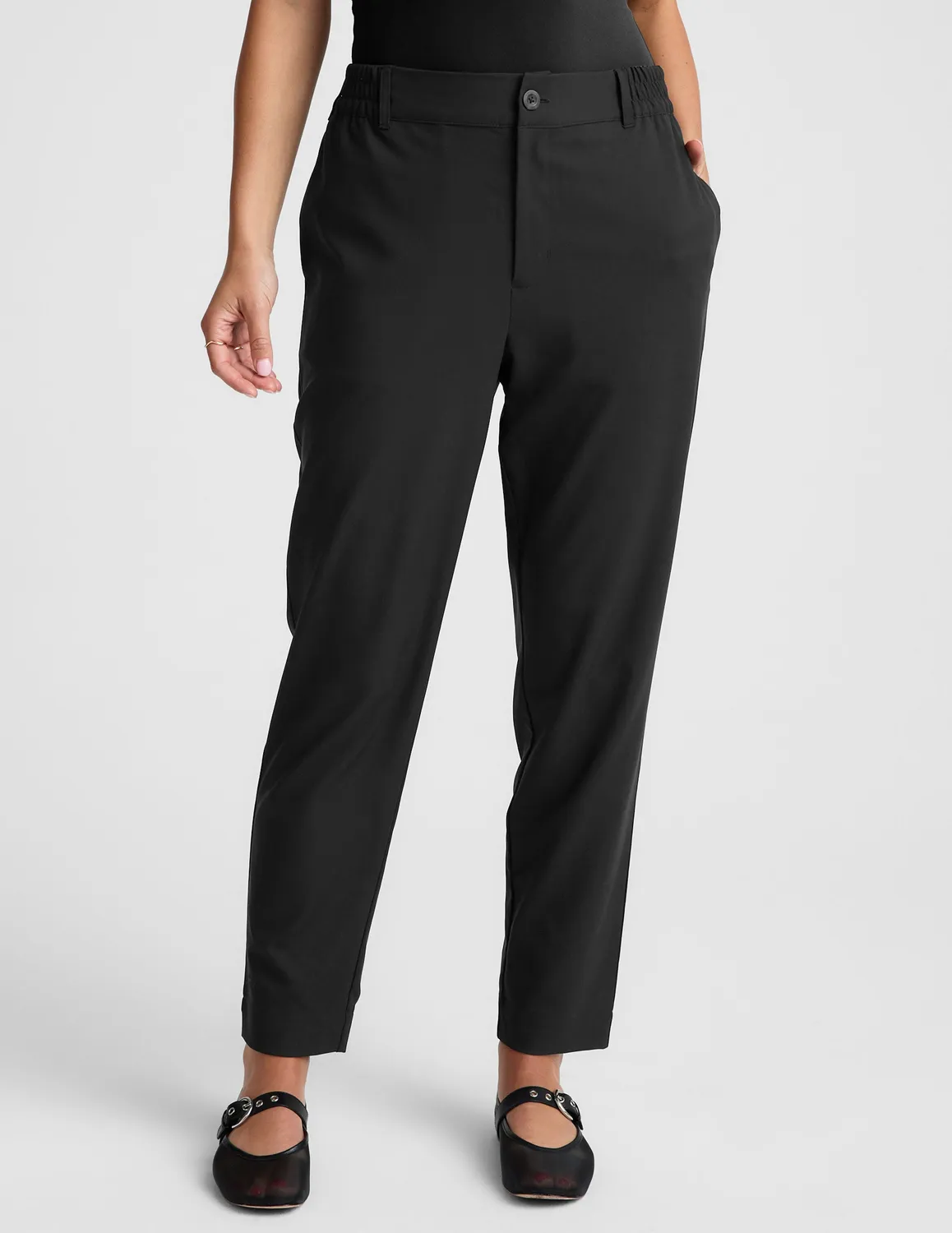 Beyond Yoga Status Tapered Pant byxor Black regular ankellånga