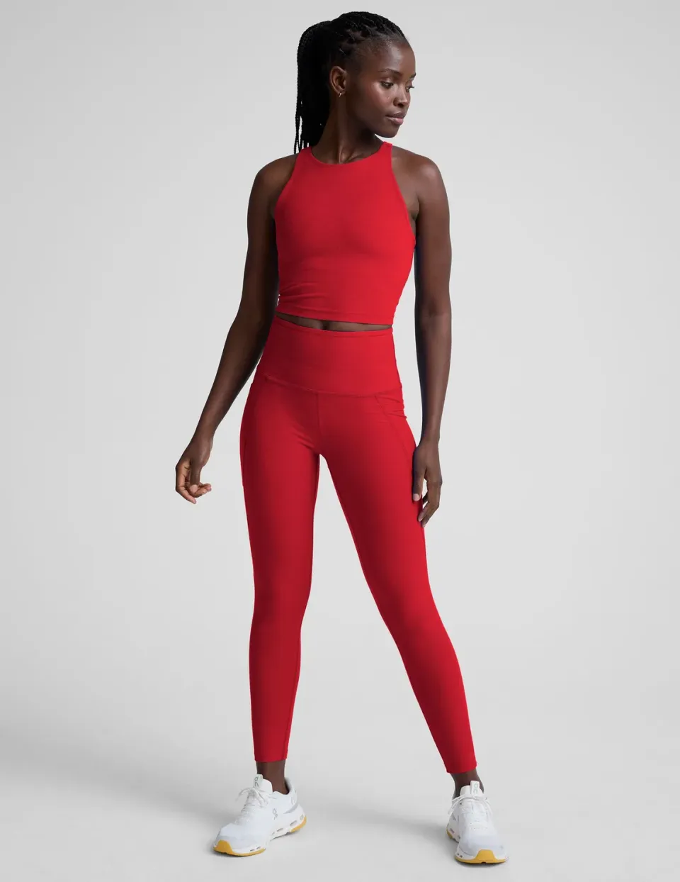 Beyond Yoga Spacedye Out Of Pocket Legging Holly Red