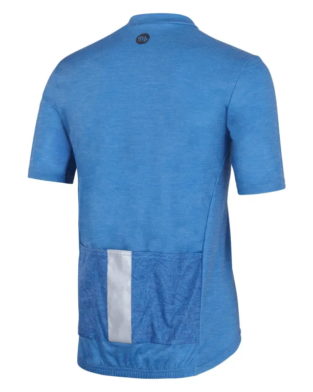 MB Wear Gravel Nature Blue Tree cykeltröja ullblandning