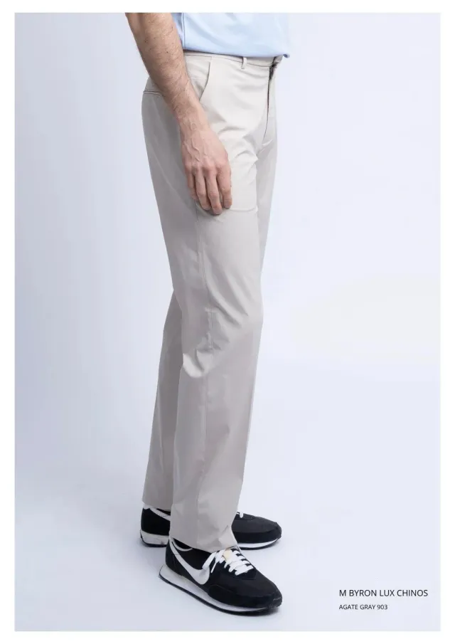 Cross Byron Lux chinos agate gray herr golf