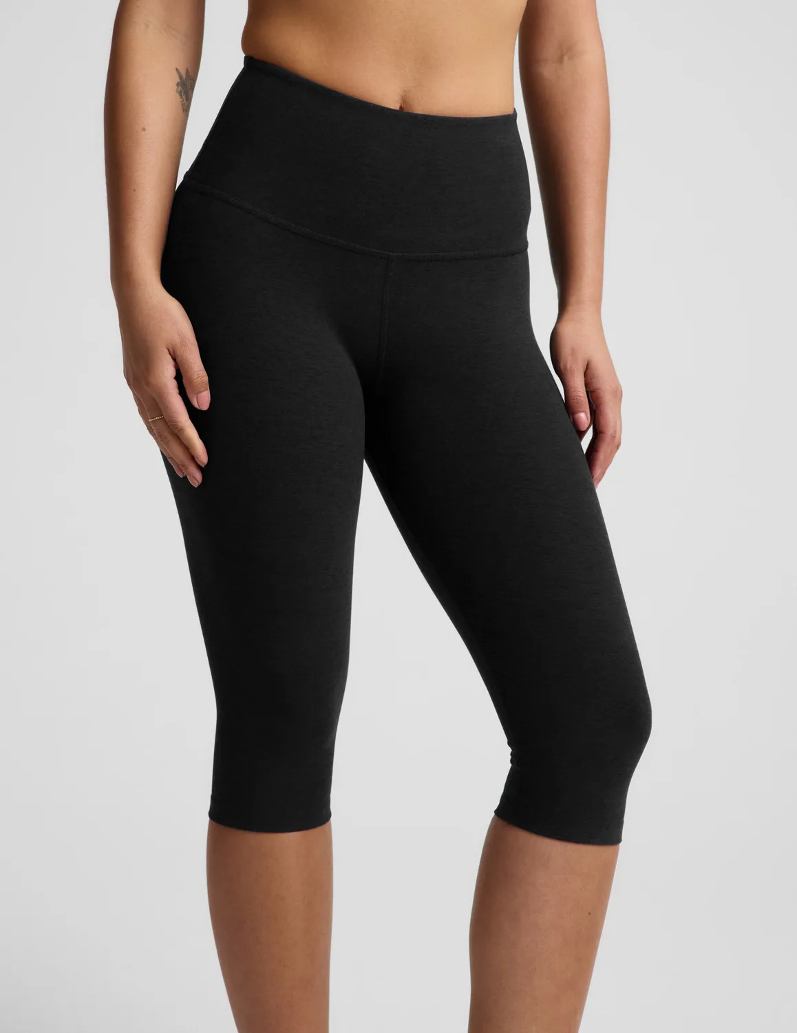 Beyond Yoga Spacedye Pedal Pusher leggings Darkest Night 3/4